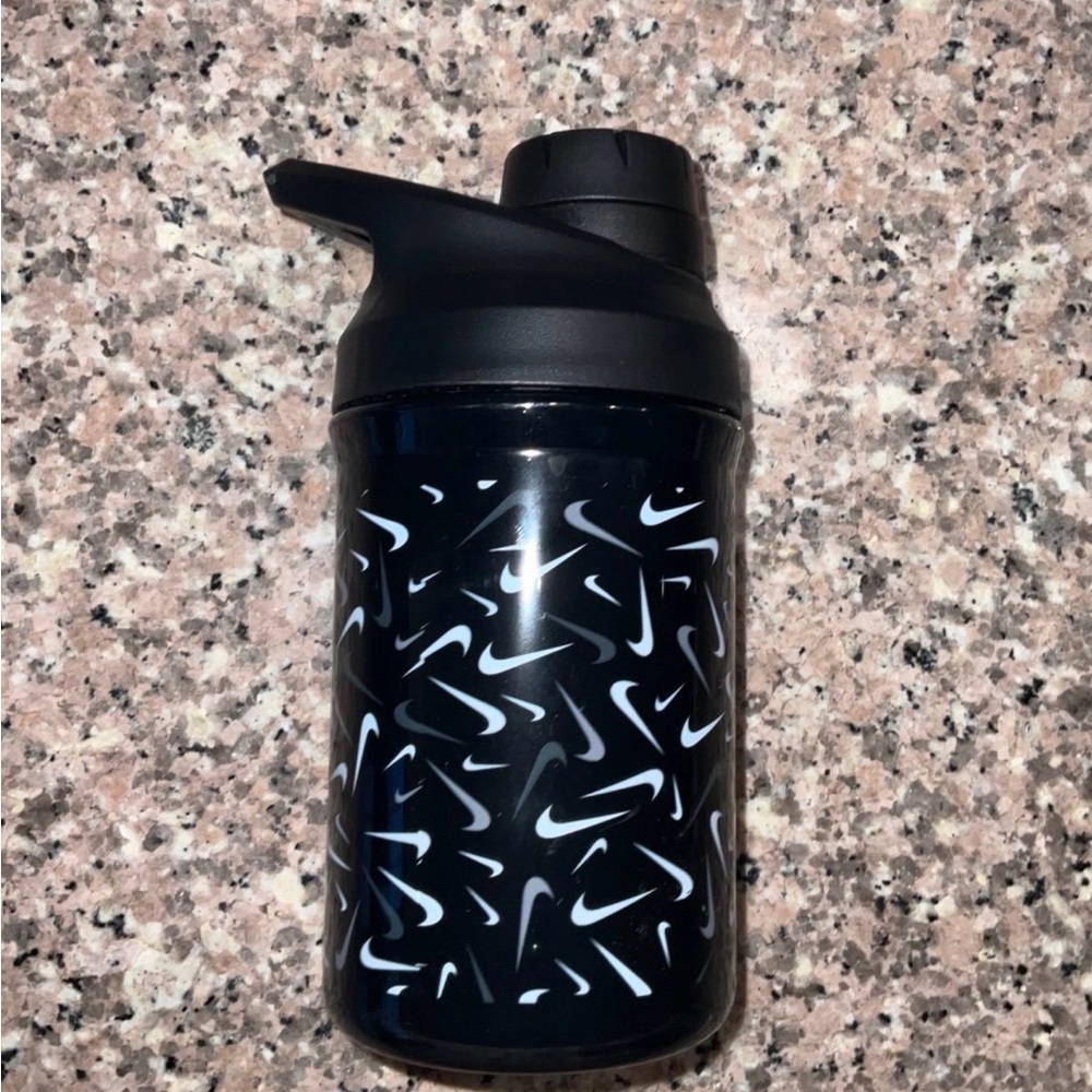 Nike Mini Black and White Patterned Bottle
